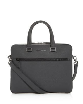 Ferragamo Men's Leather Briefcases & Portfolio Bags.